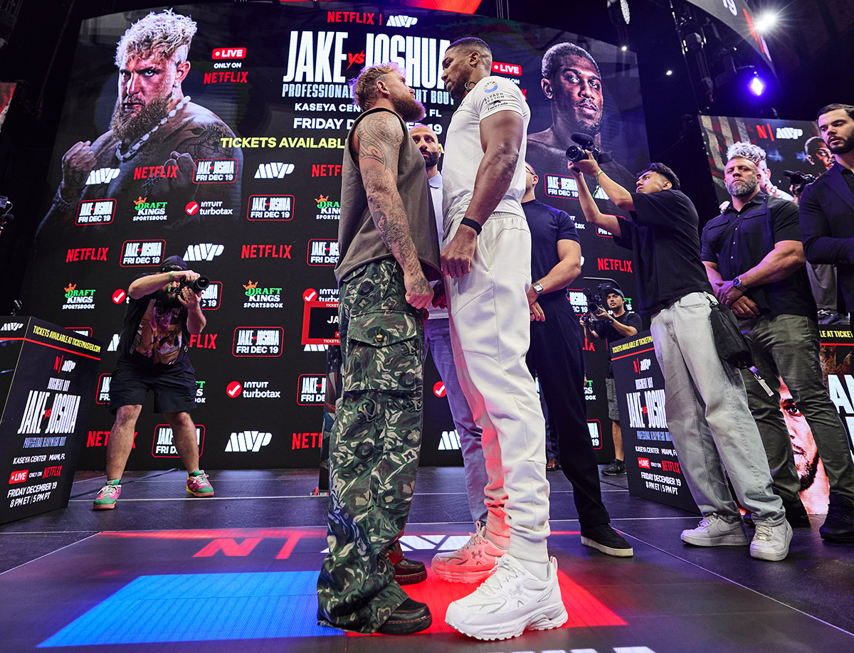 Beating Anthony Joshua will be a tall order for Jake Paul. Photo: Most Valuable Promotions Jake vs Joshua