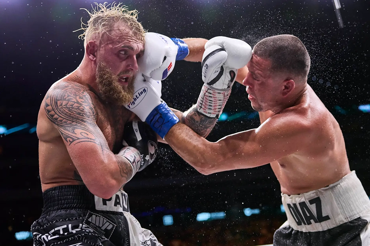 What has Jake Paul learned since his brawl with MMA fighter Nate Diaz? Photo: Most Valuable Promotions
