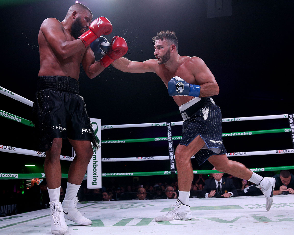 Noel Mikaelian pulled away in the last half of his title fight rematch against Badou Jack to win back his belt. Photo: Chris Farina, Championing Mental Health