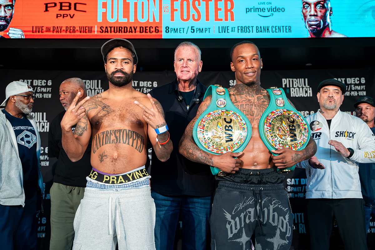 Too much pie on your plate, Cool Boy Steph? Stephen Fulton blows through the weigh limit, but gets a title opportunity anyway against O'Shaquie Foster. Photo: Dylan Trevino, Premier Boxing Champions