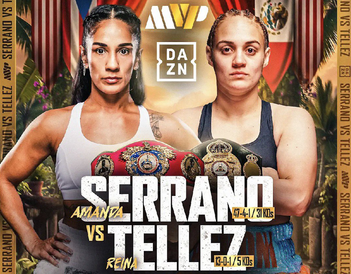 Amanda Serrano will now face Reina Tellez in her title defense on January 3. Photo: MVP