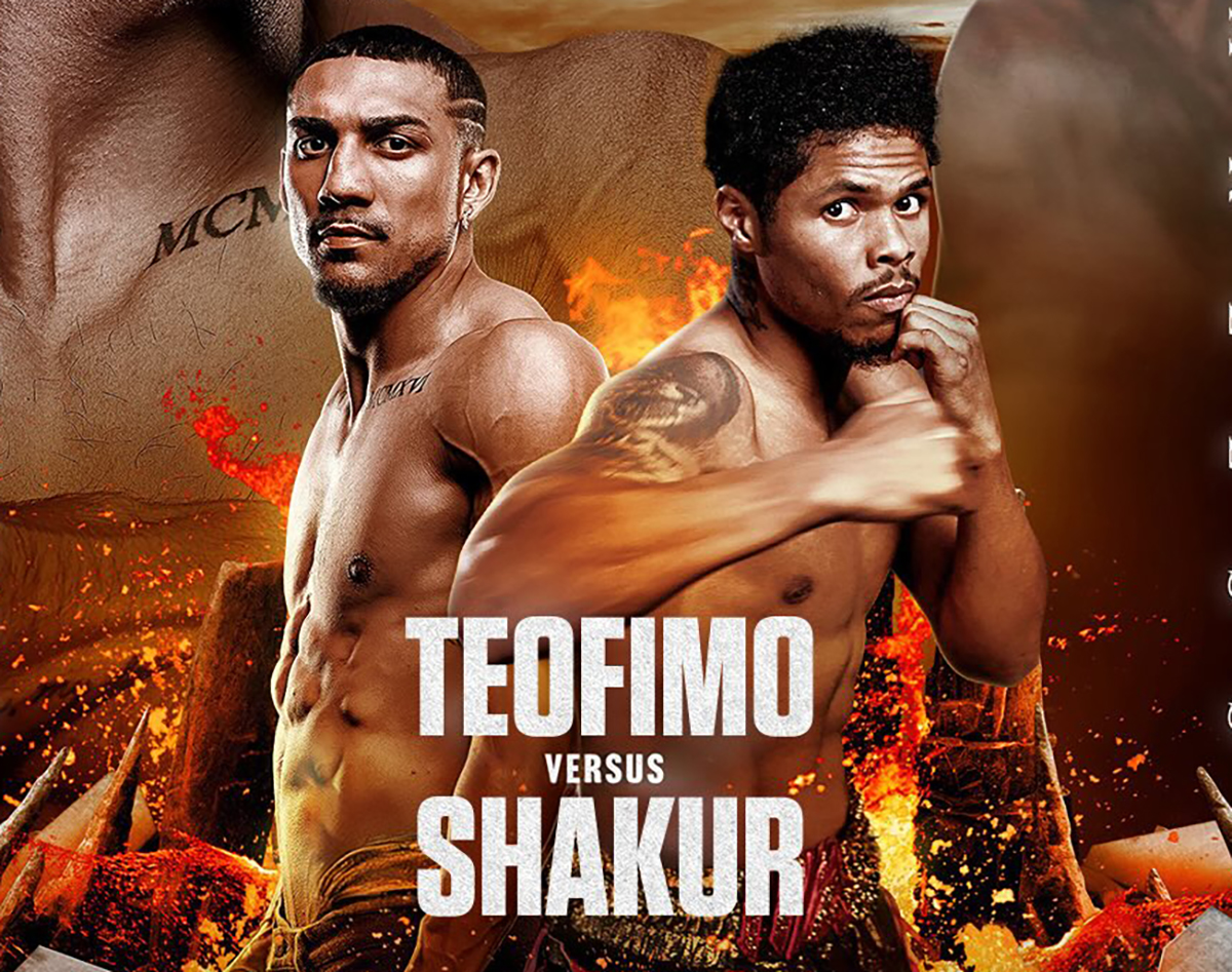 It's on! Teofimo vs Shakur is officially set for January 31 in New York City. Photo: Ring VI/Matchroom