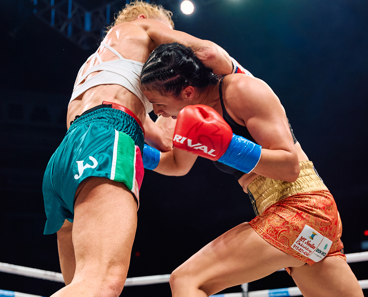 Stephanie Han said she'd love to fight a rematch with Holly Holm in one of their hometowns: El Paso or Albuquerque. Photo: Harry Aaron, Most Valuable Promotions