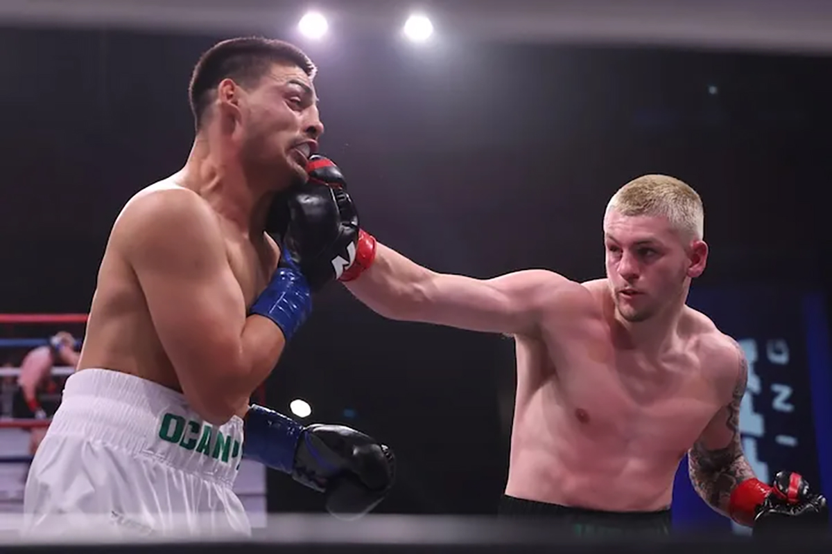 Callum Walsh took care of his business with a solid decision over Carlos Ocampo in Zuffa Boxing's first main event. Photo: Zuffa Boxing