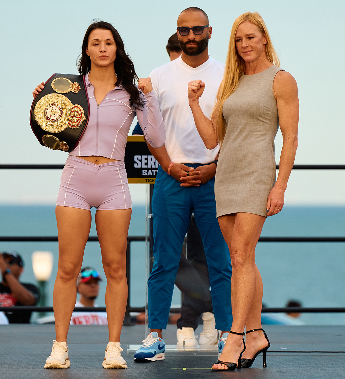 Police officer Stephanie Han will defend her title against one of the greatest women in combat sports, Holly Holm. Photo: Harry Aaron, Most Valuable Promotions