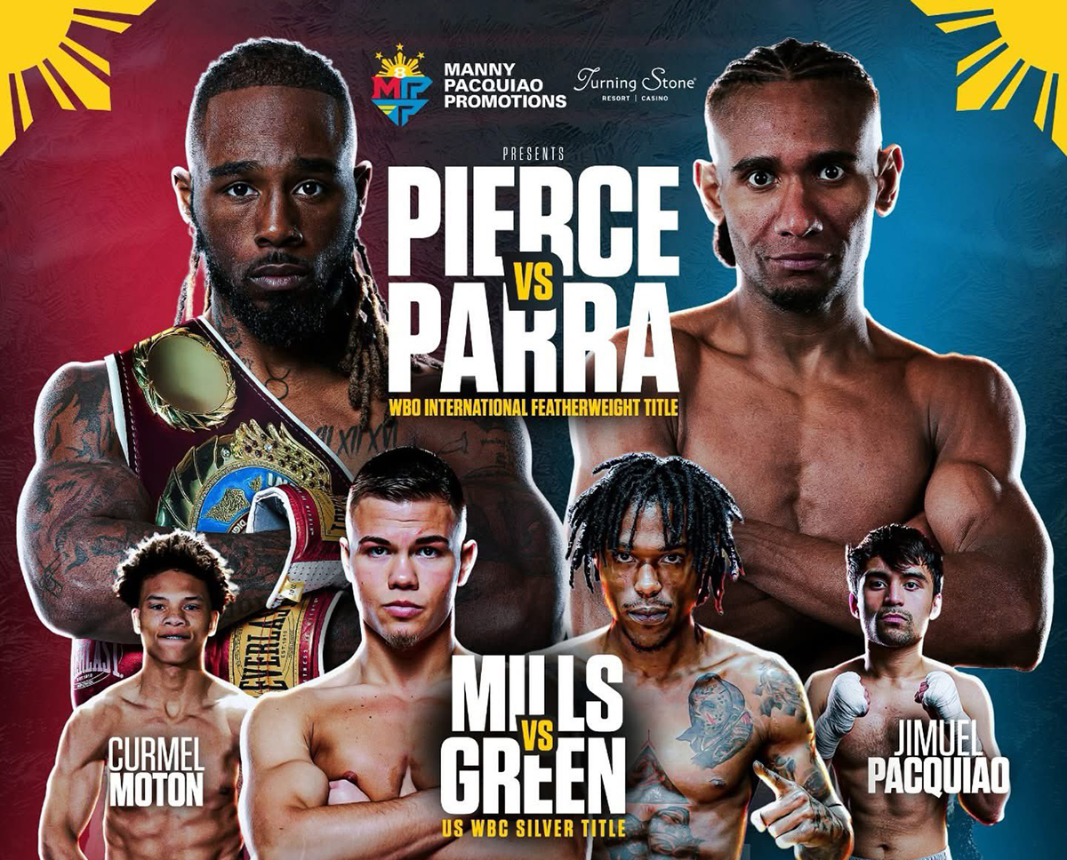 Manny Pacquiao Promotions brings its second U.S. card to the Turning Stone Casino in upstate New York on Feb. 28.