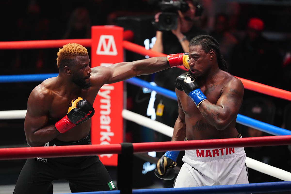 Efe Ajagba declared himself the hardest puncher in the heavyweight division. Agree or no? Photo: Zuffa Boxing 03