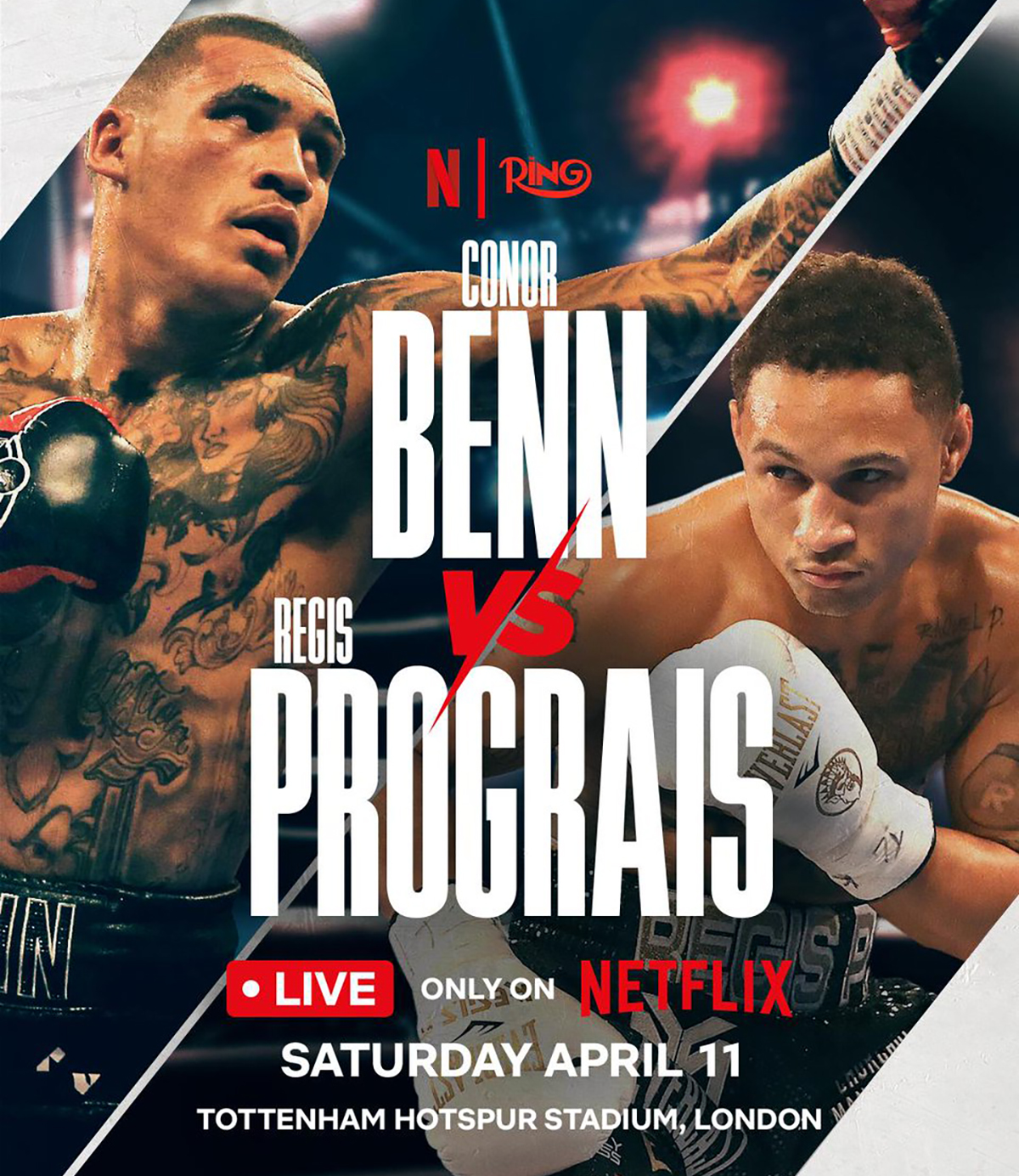 It's official: Conor Benn will earn $15 million for a fight with Regis Prograis. Photo: Netflix Benn vs Prograis
