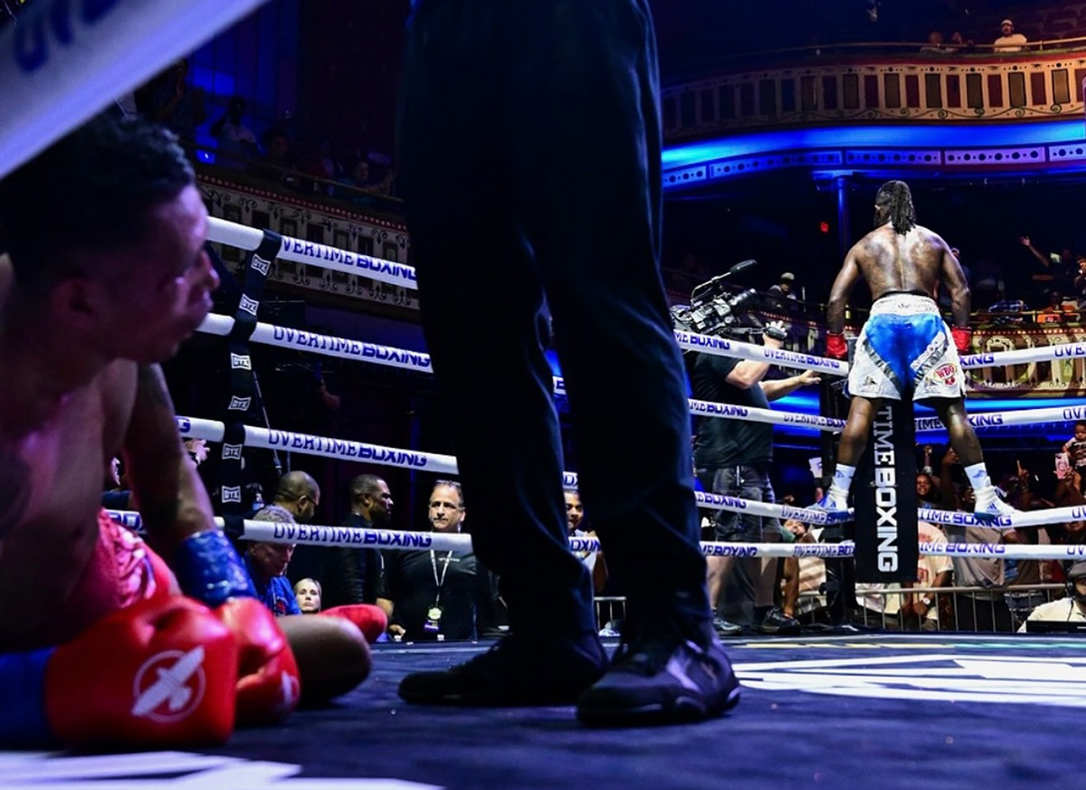 Elijah Pierce says he's been written off many times, but he keeps moving forward and proving doubters wrong. Photo: Overtime Boxing