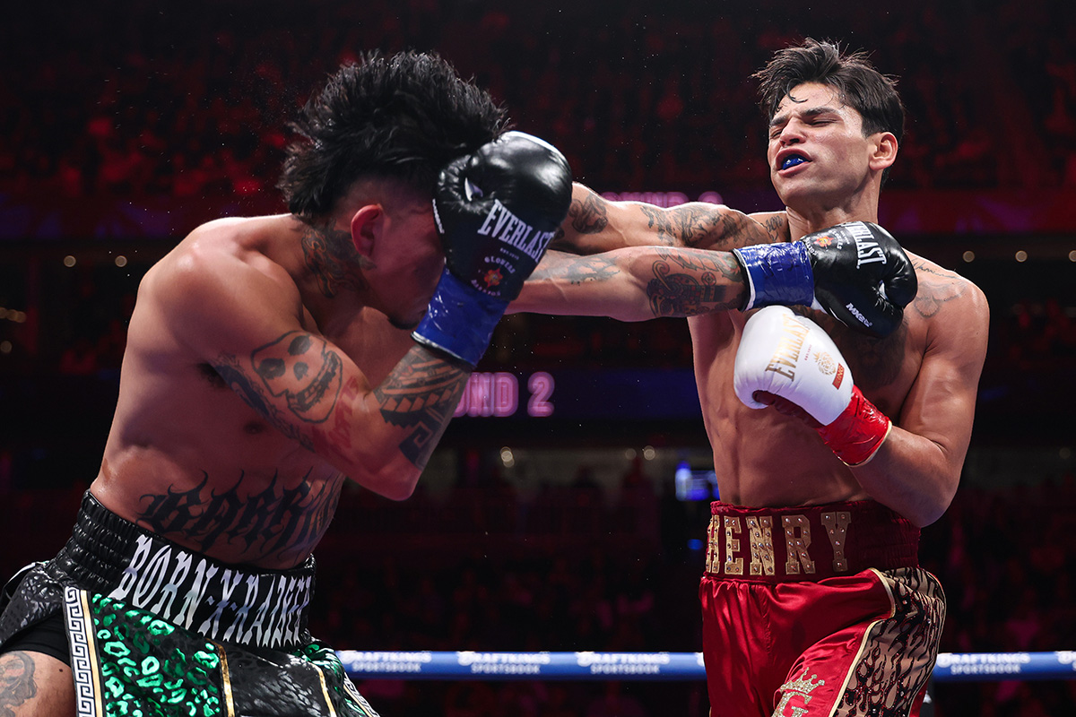 Ryan Garcia called his win over Mario Barrios his most mature performance. Photo: Cris Esqueda/Golden Boy/Getty Images