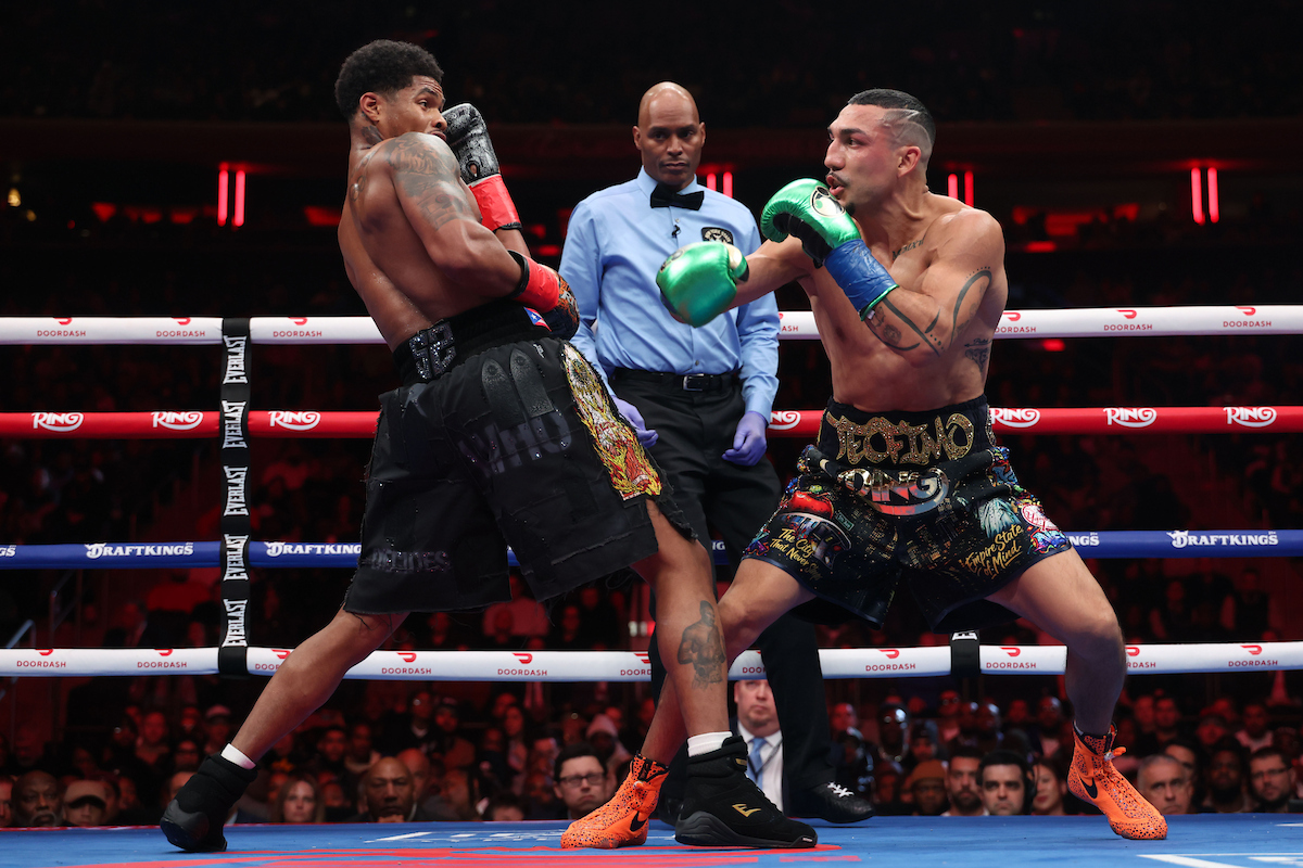 Shakur Stevenson is the highest rated defensive performer in professional boxing. Photo: Cris Esqueda, Matchroom Boxing