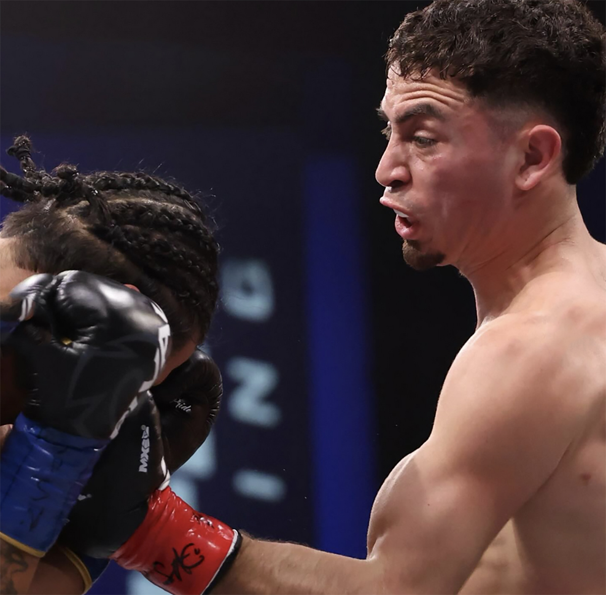 Jose "Rayo" Valenzuela won a wide decision against Diego Torres Nunez. Photo: Zuffa Boxing 02