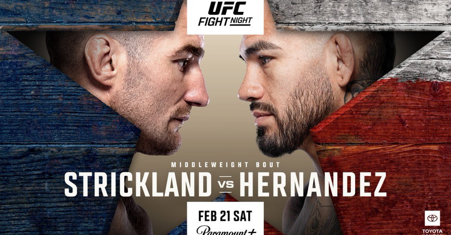 Sean Strickland vs. Anthony Hernandez at UFC Houston