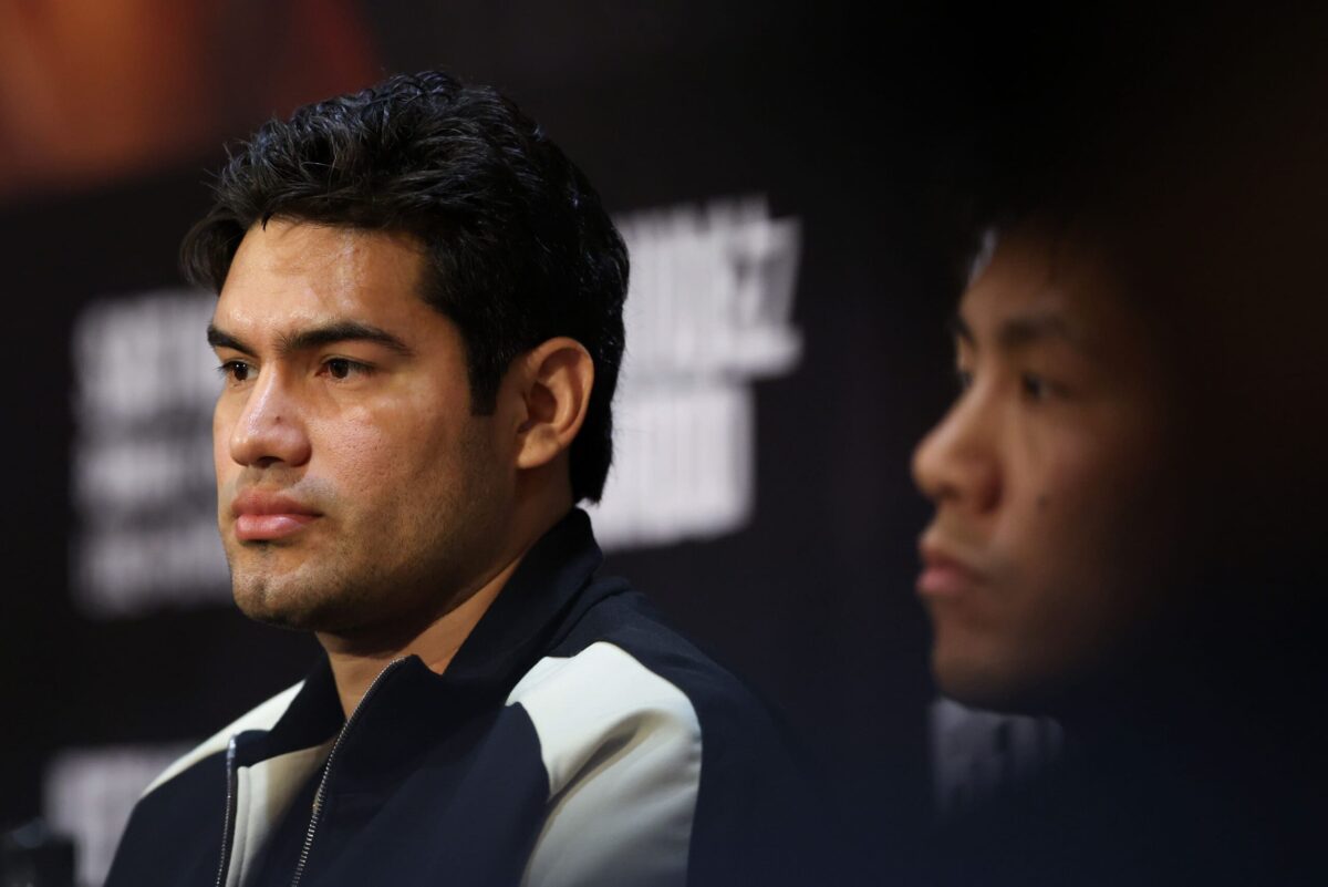 Respected trainer Julian Chua is confident Zurdo Ramirez will have what it takes to beat David Benavidez. Photo: Cris Esqueda, Golden Boy Boxing
