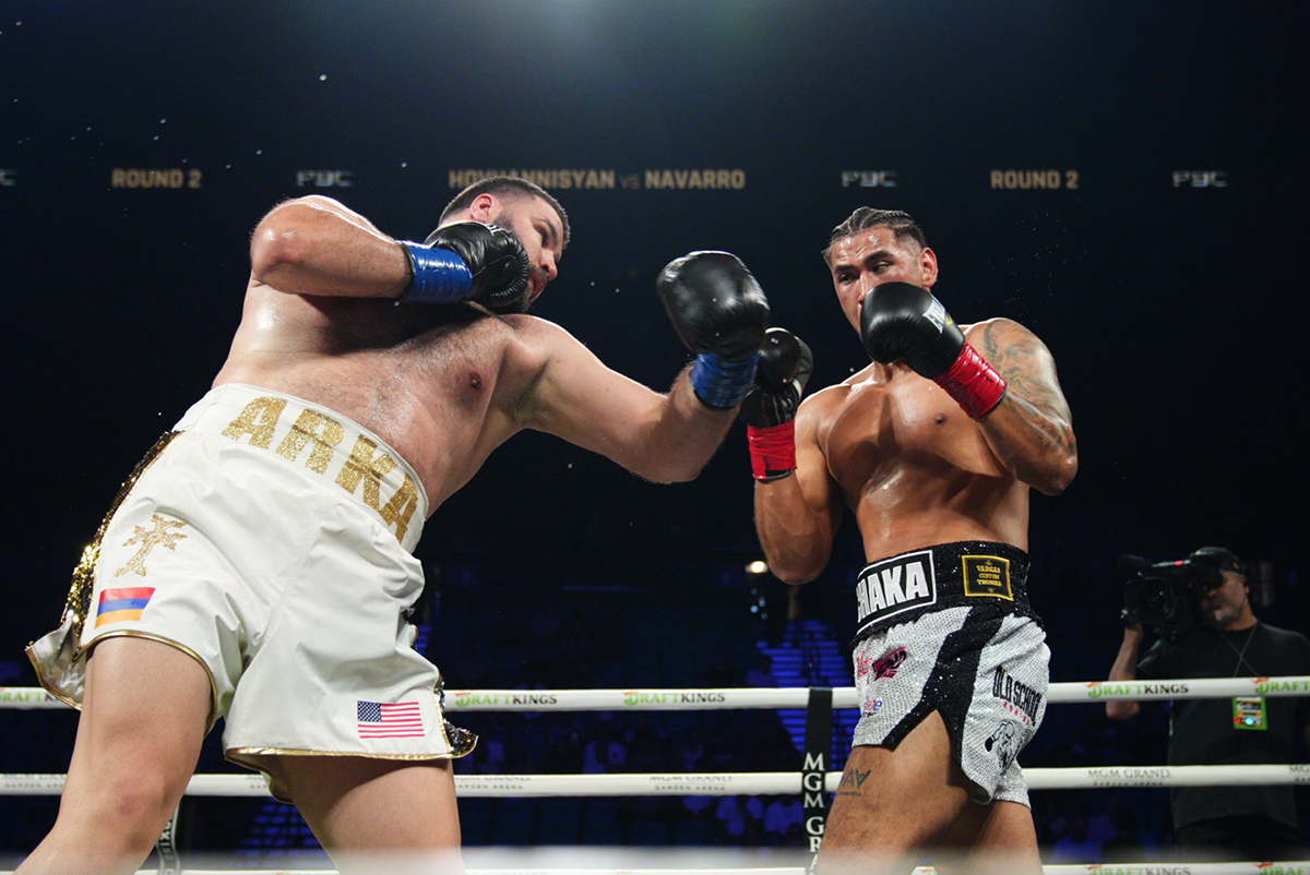Gurgen "Big Gug" Hovhannisyan scored a fifth round TKO win over Cesar Navarro. Photo: Premier Boxing Champions Sebastian Fundora