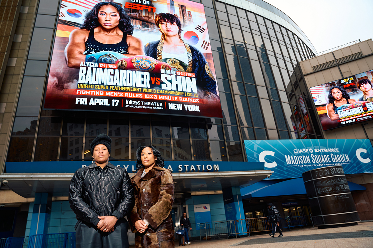 Unified champions Alycia Baumgardner and Shadasia Green are two of the stars fueling MVP's new venture with ESPN, called MVPW. Photo: Harry Aaron, Most Valuable Promotions