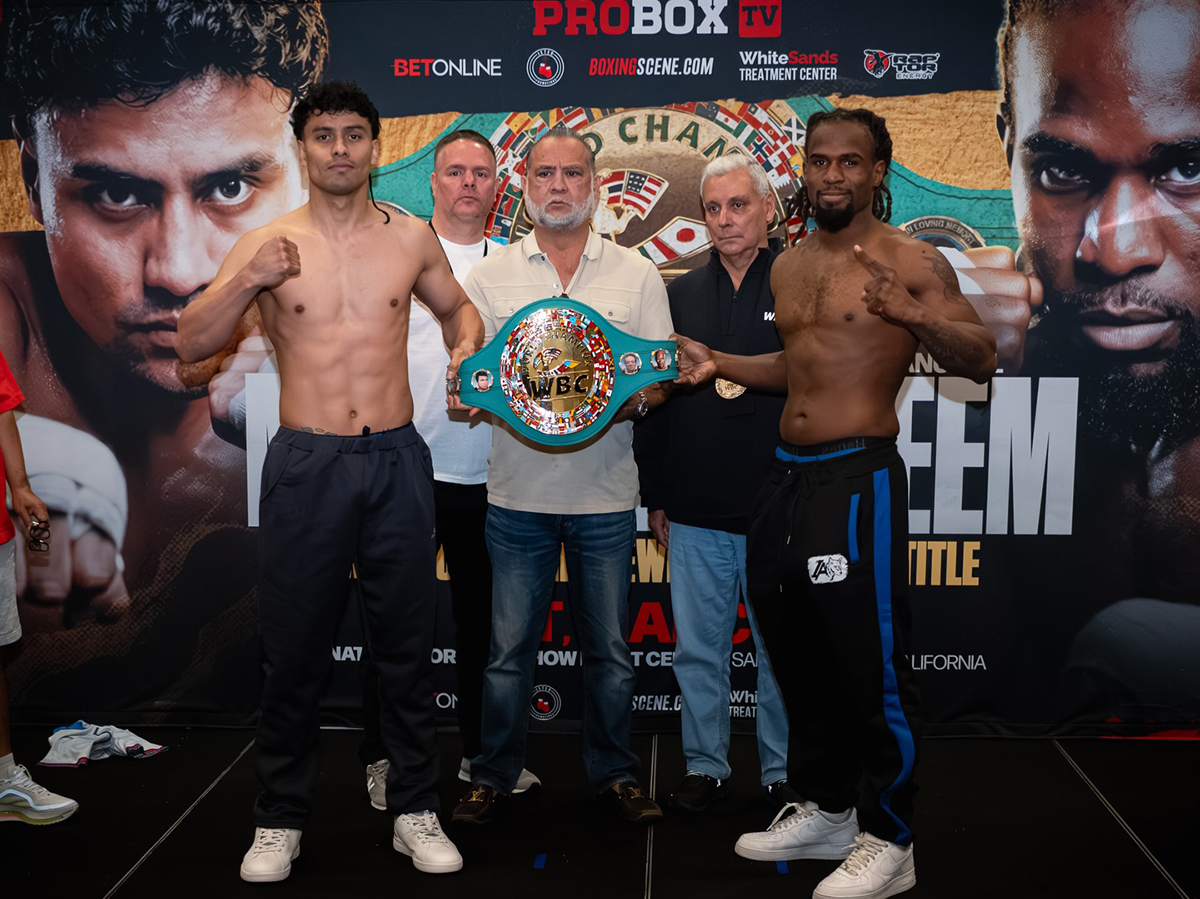 Super middleweights Lester Martinez and Emmanuel Aleem are your best bet for action this weekend in boxing. Photo: ProBox TV