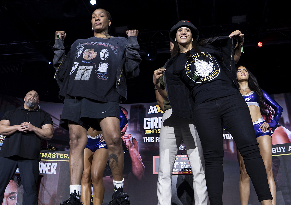 Shadasia Green and Lani Daniels will meet in the MVPW-02 co-main event on Friday. Photo: Michelle Farsi 2026 Alycia Baumgardner