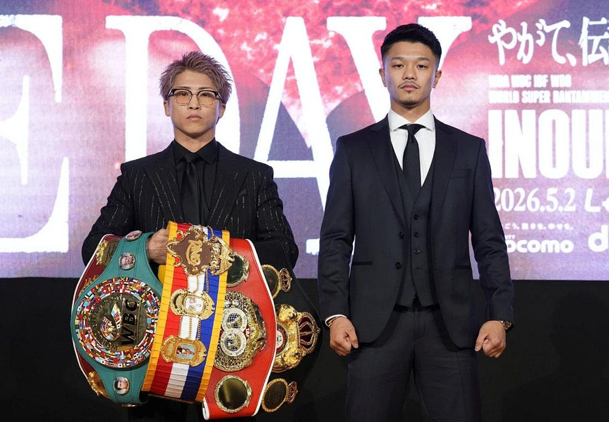 Naoya Inoue and Junto Nakatani risk their undefeated records and aren't messing around with marinating the matchup. So why not more excitement in the US? Photo: Naoki Fukuda/Teiken