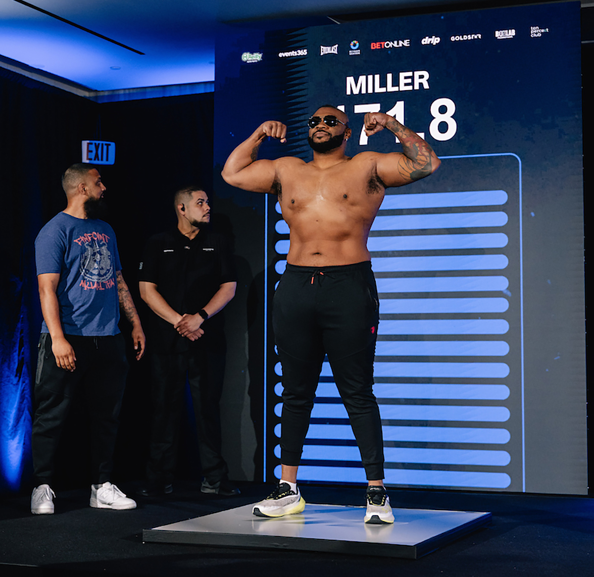 If there was ever a time for Jarrell Miller to deliver a winning performance, it's on Saturday night in Las Vegas. Photo: Matchroom Boxing Miller vs Pero