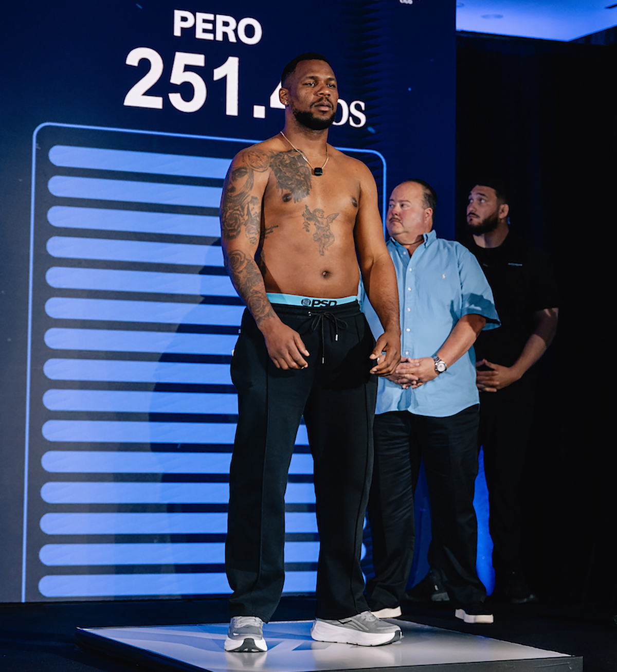 Lenier Pero will be the smaller man in the ring on Saturday night. Photo: Matchroom Boxing Miller vs Pero