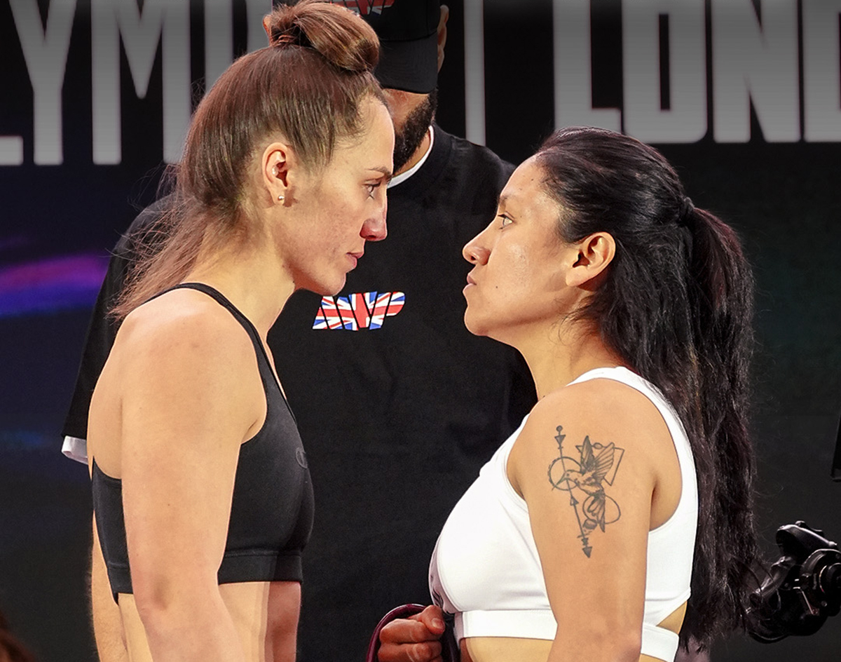 Ellie Scotney and Mayeli Flores both hope to make history for their home countries. Photo: Most Valuable Promotions MVPW