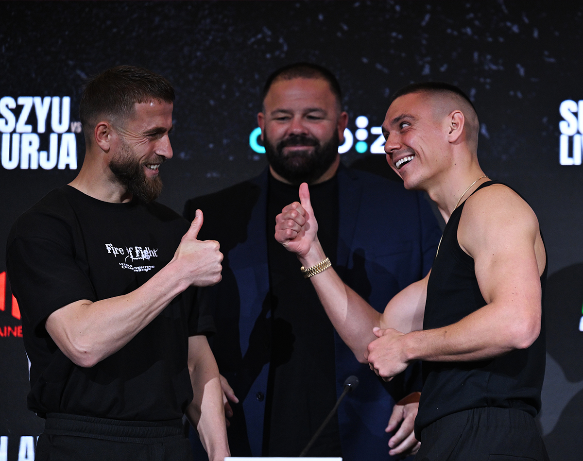 Tim Tszyu and Denis Nurja have been cordial in the lead-up to their fight on Saturday, but there are serious stakes involved. Photo: No Limit Boxing