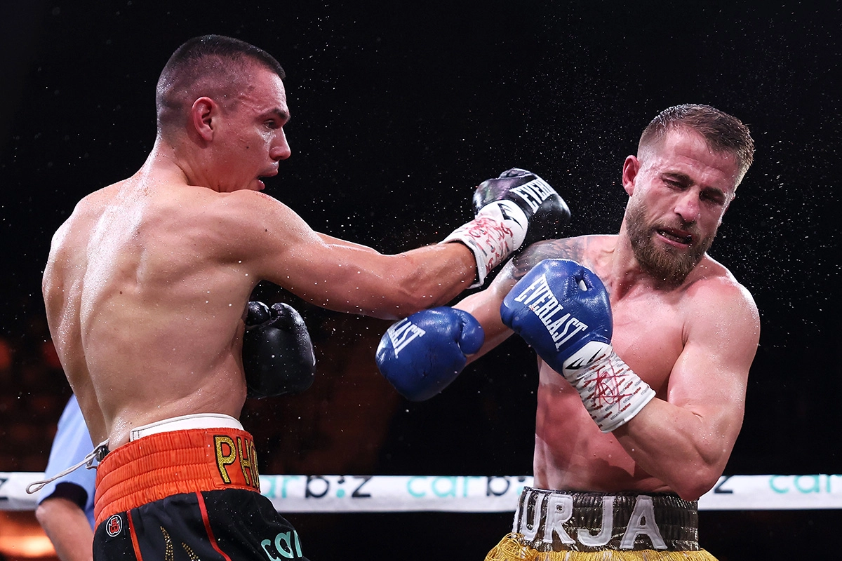 Tim Tszyu had little trouble with Denis Nurja. He can thank excellent matchmaking. Photo: No LImit Boxing