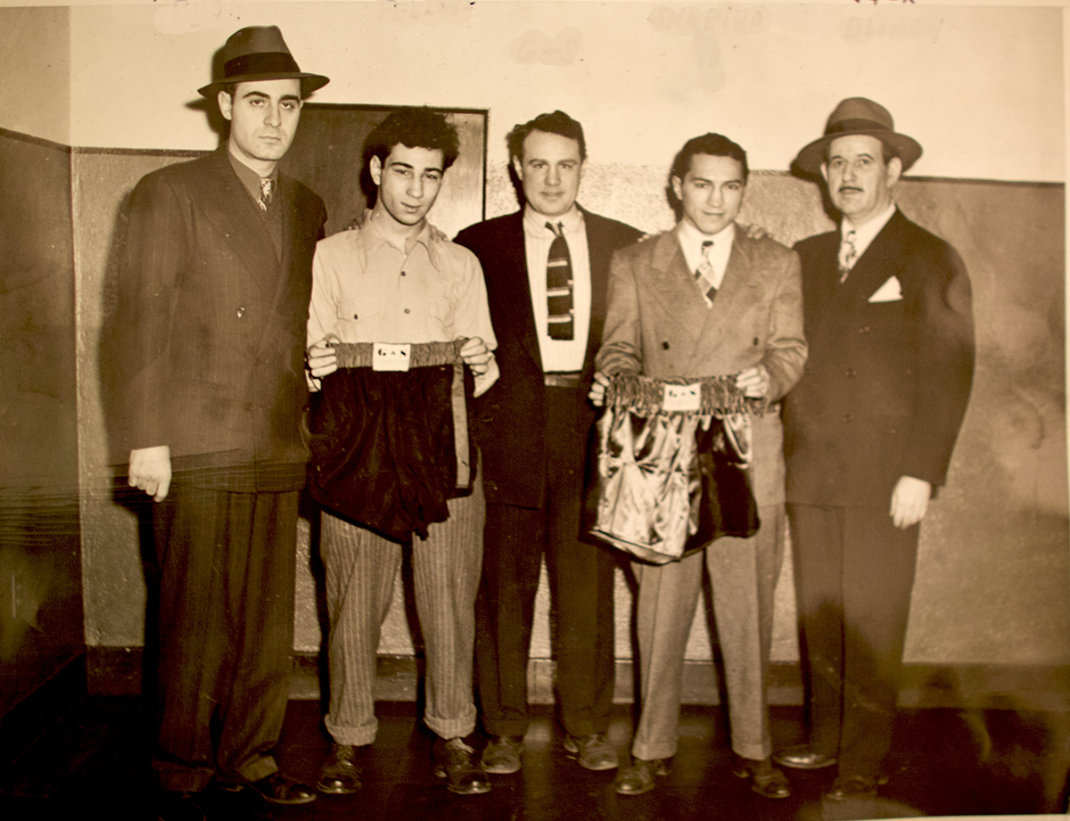 (L to R) Tommy Ryan, Tony Pellone, Izzy Serling, Moxie Shapiro, Jack Blimey. Photo: Courtesy Xavier Eboli