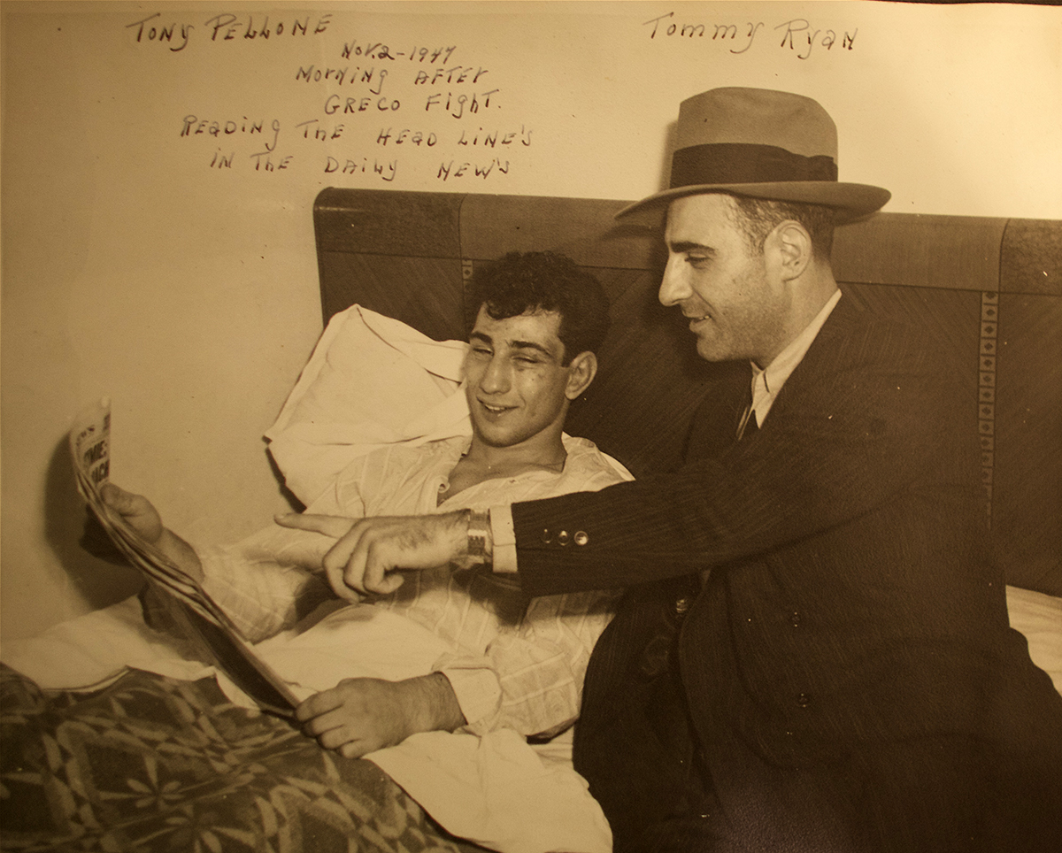 Tommy Ryan and Tony Pellone. Photo: Courtesy Xavier Eboli