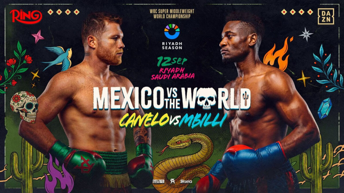Canelo Álvarez will attempt to become a world champion once again be challenging WBC World Super Middleweight title holder Christian Mbilli in a card being called "Mexico vs the World" on September 12.