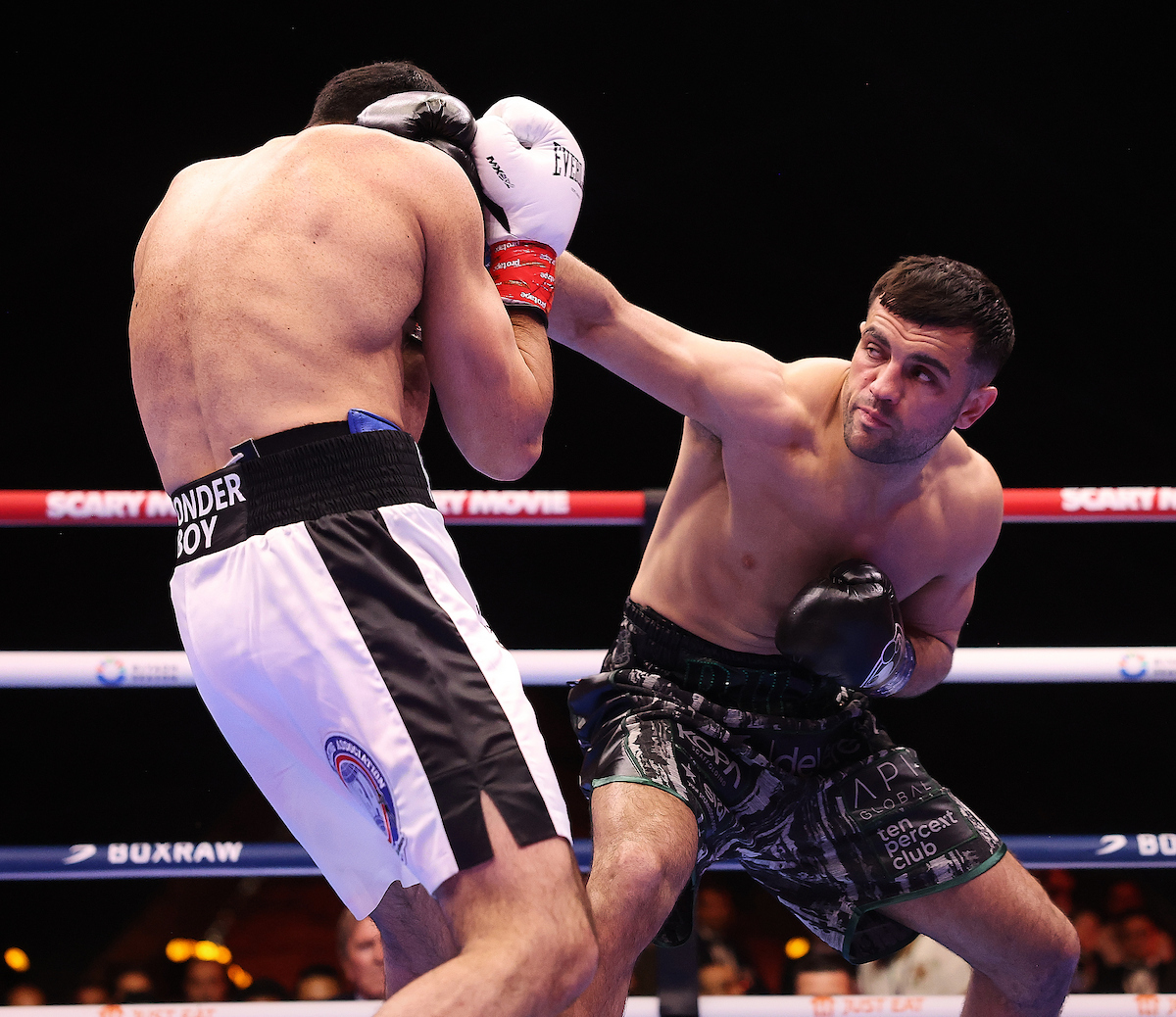 Jack Catterall's career has new life after an impressive decision over Shakhram Giyasov to win the WBA Regular Welterweight belt. Photo: Mark Robinson, Matchroom Boxing undercard upsets