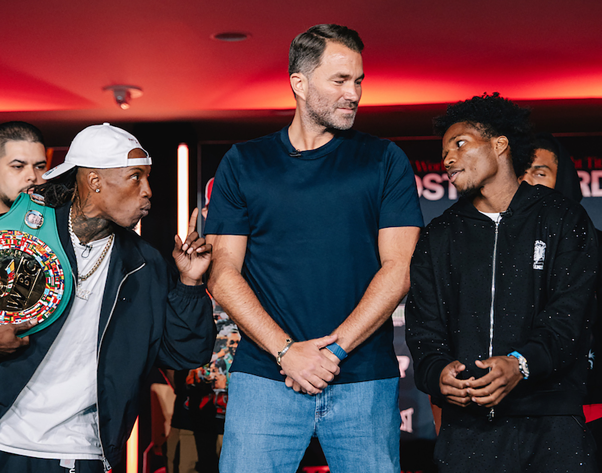 O'Shaquie Foster and Raymond Ford aren't playing. Photo: Matchroom Boxing Foster vs Ford