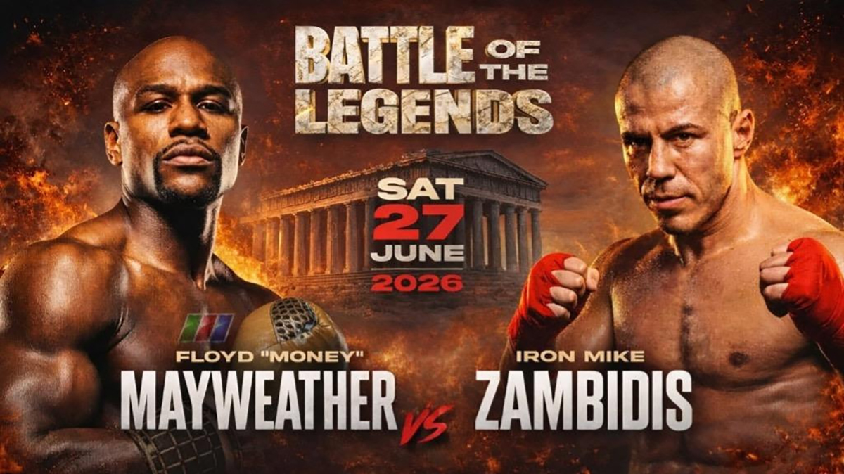 Floyd Mayweather won't risk his record in an exhibition bout in Greece on June 27.