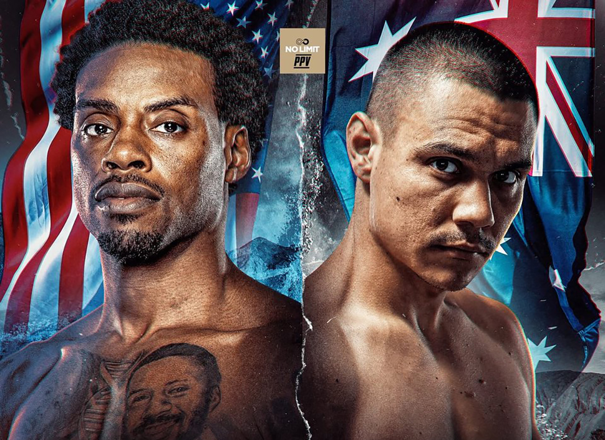 Errol Spence Jr. and Tim Tszyu confirmed their July 25 fight in Australia at a news conference Saturday in Las Vegas. Photo: No Limit Boxing