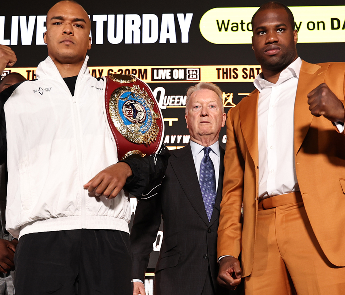 Fabio Wardley and Daniel Dubois will not need all 12 rounds in their heavyweight title fight. Photo: Queensberry Promotions May Boxing Schedule