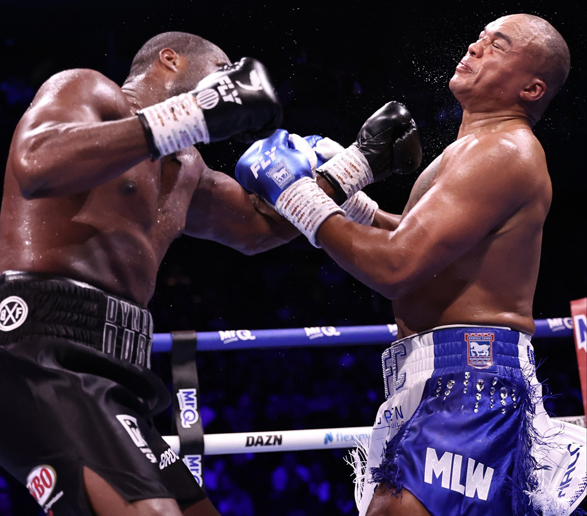 The hard fought matchup in May between Daniel Dubois and Fabio Wardley had all the twists and turns a fan could hope for. Photo: Queensberry Promotions fall boxing schedule