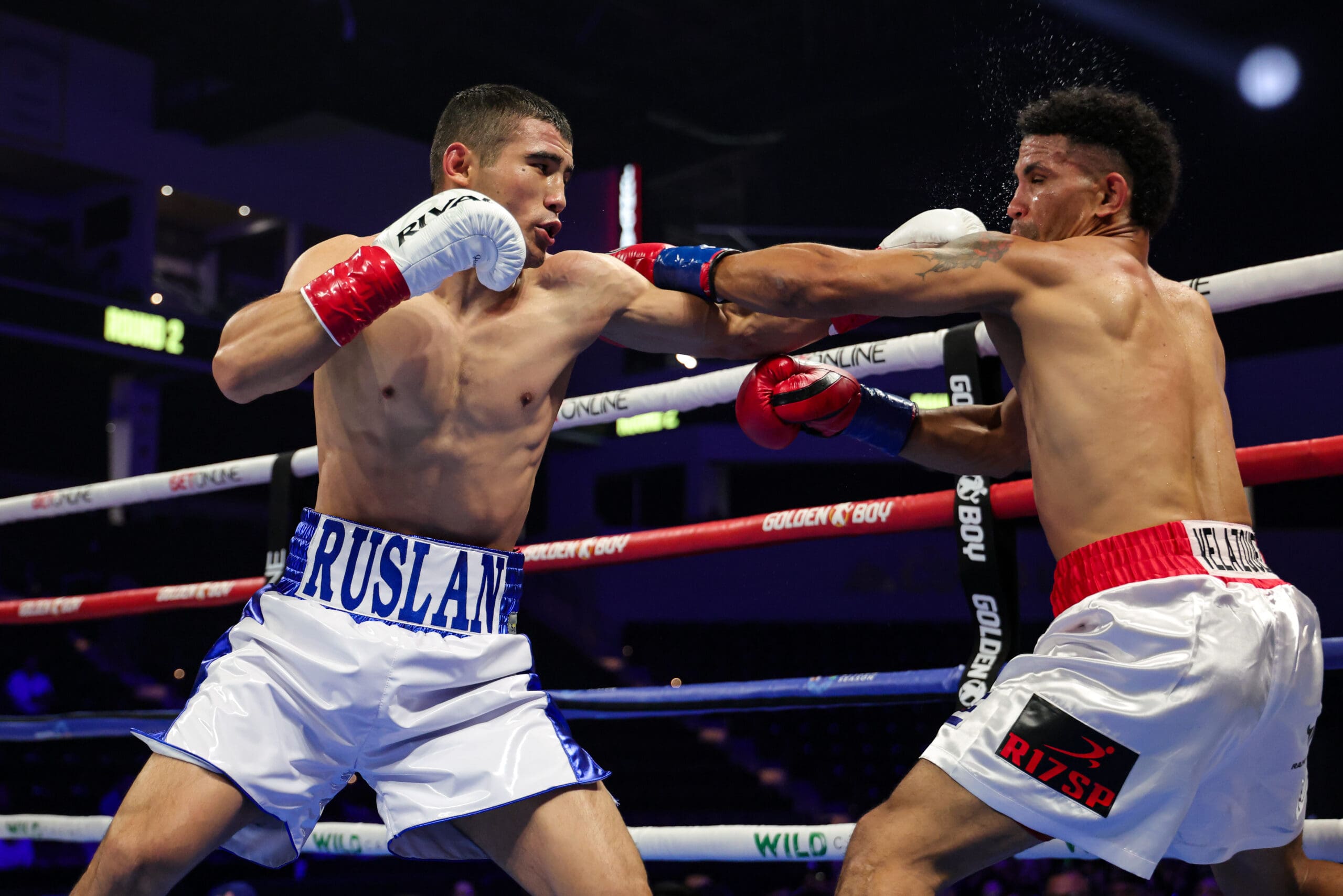 With a solid Olympic pedigree, Ruslan Abdullaev is rising quickly after just five pro bouts. Photo: Golden Boy Boxing Collazo Scorecards