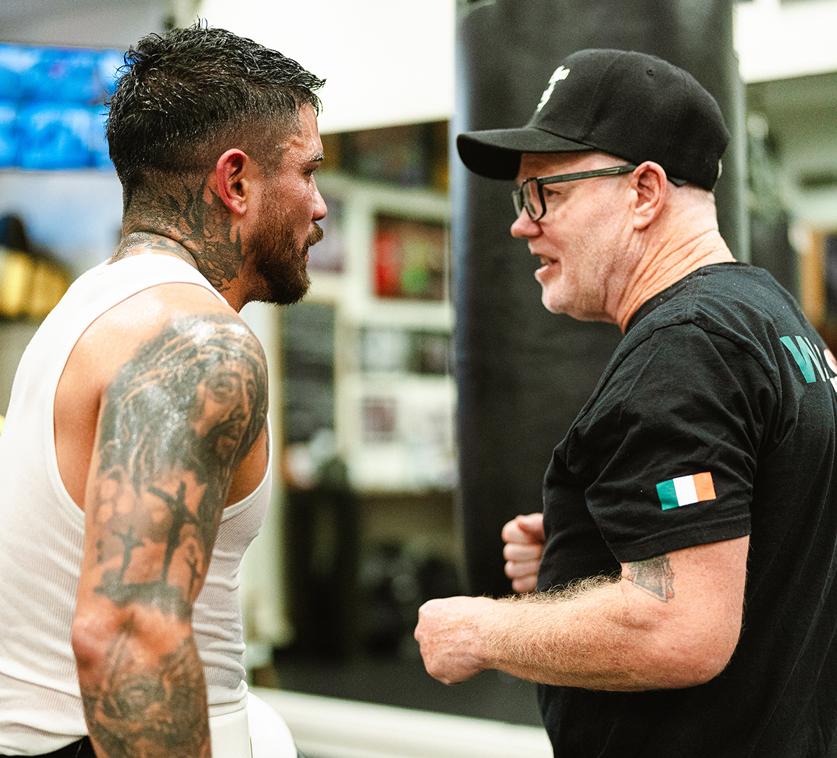 Jojo Diaz Jr. is training with Hall of Famer Freddie Roach at the Wild Card Gym in Hollywood, California. Photo: Alex Acosta, Team JoJo Diaz