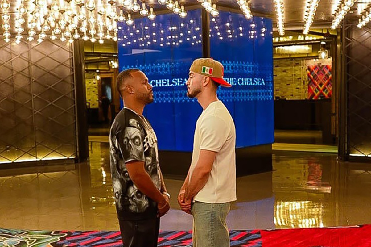 Edwin De Los Santos and Jose Valenzuela meet in a rematch in the Zuffa Boxing 08 main event on Sunday. Photo: Josh Shephard/Zuffa LLC