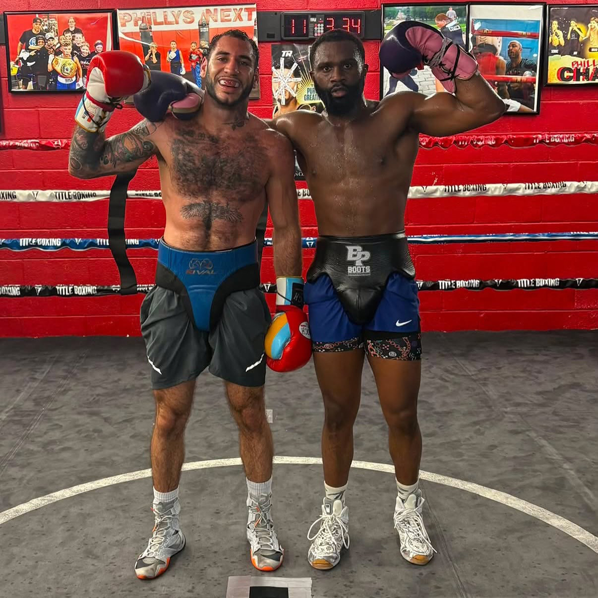 Ralph Clemente has helped prepare Jaron "Boots" Ennis for his title fight against Xander Zayas on Saturday, while Clemente prepares for his own fight Saturday. Photo: Star Boxing