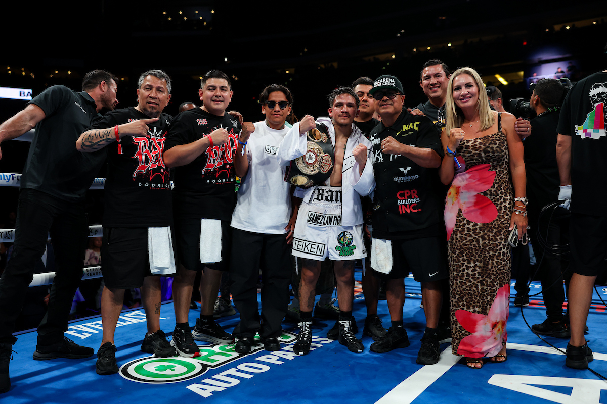 We trust Robert Garcia and Team Rodriguez to make the right call. Photo: Cris Esqueda, Matchroom Boxing 