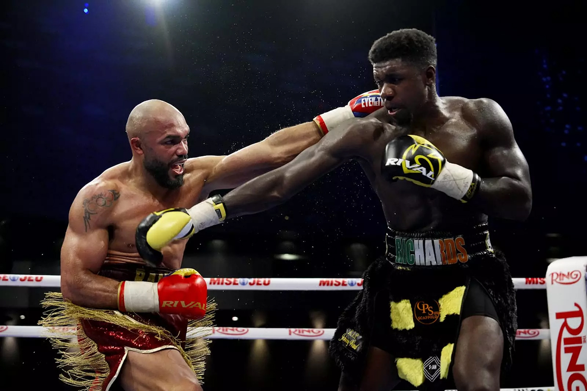 Albert Ramirez escaped with a split decision win over Lerrone Richards Thursday in Montreal. Photo: Vitor Munhoz / Eye of the Tiger