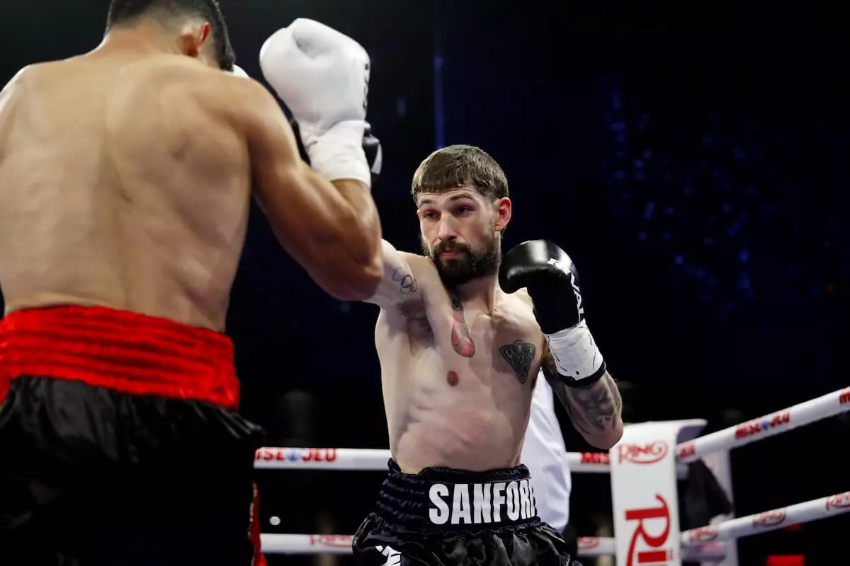 Wyatt Sanford scored his third knockout as a pro on Thursday. Photo: Vitor Munhoz / Eye of the Tiger Albert Ramirez Montreal knockouts