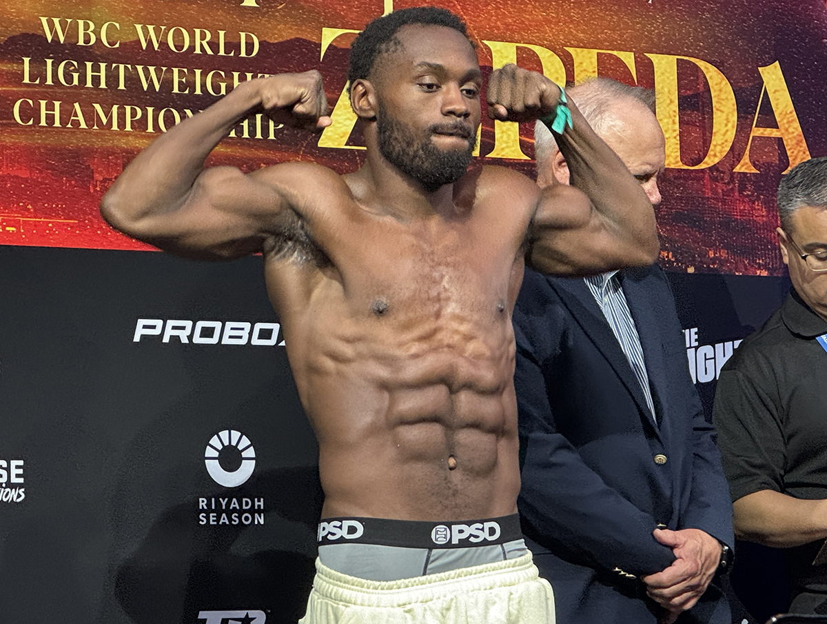 There is a lot at stake for Charles Conwell on Saturday - including perhaps a fight against Vergil Ortiz Jr.? Photo: Gayle Falkenthal, NY Fights Roach Jr vs Zepeda