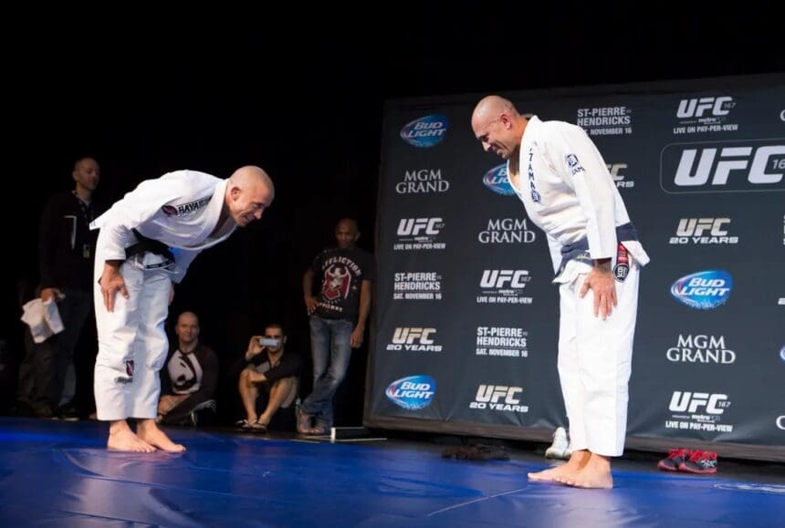 Georges St-Pierre and Royce Gracie