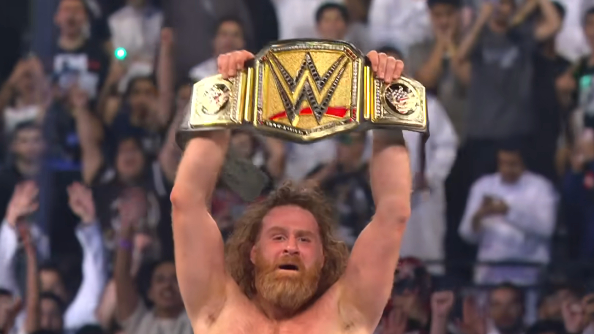 Sami Zayn as WWE Champion