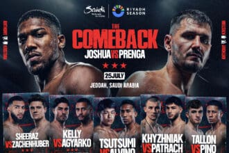 Two world championship bouts have been added to the Joshua vs Prenga undercard. Enough for you to buy the PPV? Photo: Riyadh Season