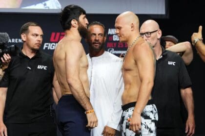 Magomed Ankalaev and Bogdan Guskov