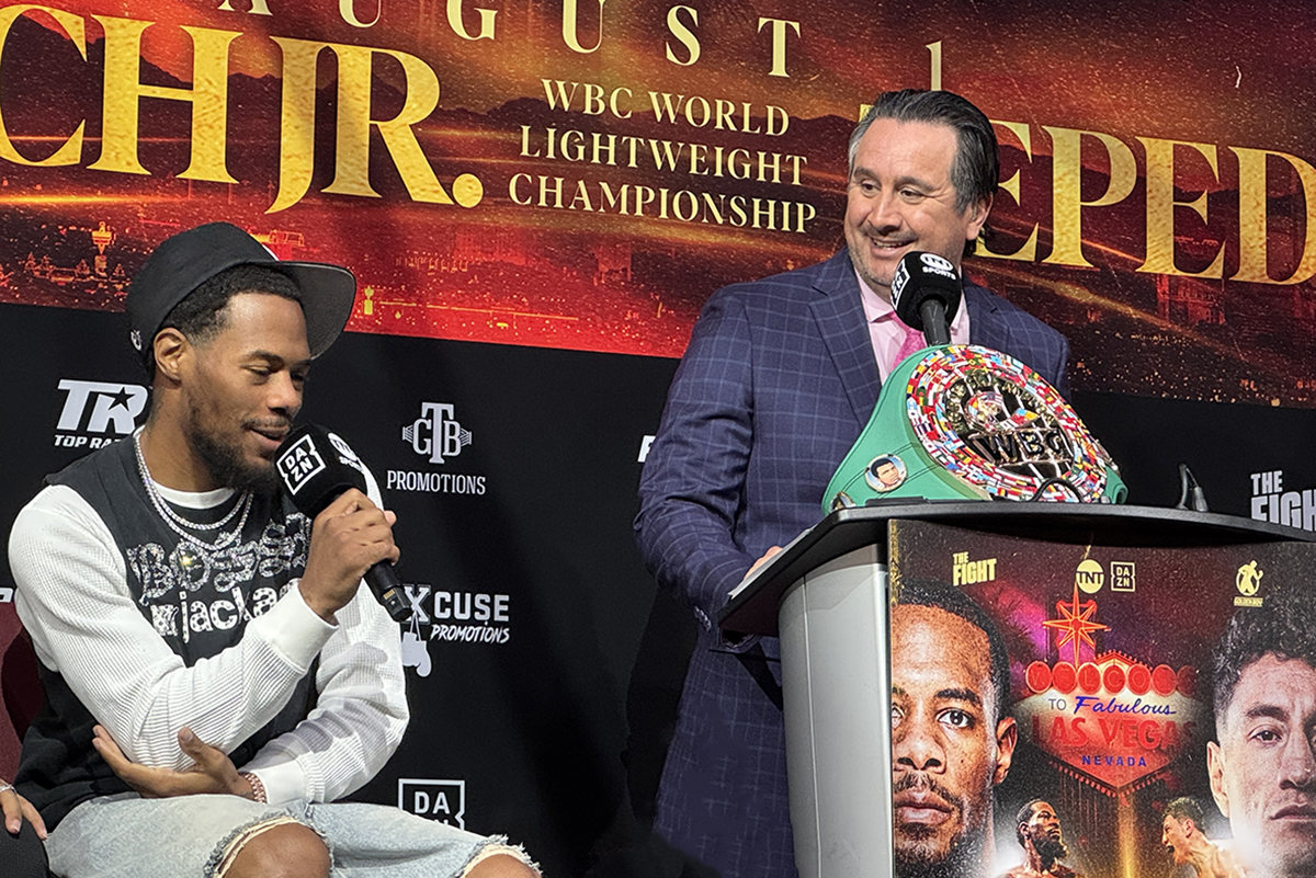 Lamont Roach Jr. has his eyes on the WBC World Lightweight belt, saying he plans to "cuddle it" when he wins it Saturday. Photo: Gayle Falkenthal for NY Fights